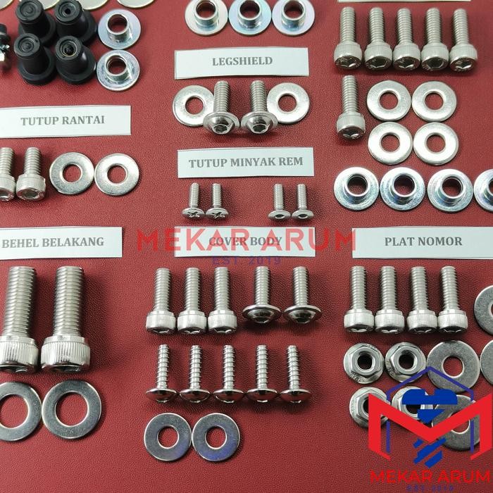 BAUT BODY SUZUKI SATRIA FU SCD / BARONG KUNCI L STAINLESS STEEL 304