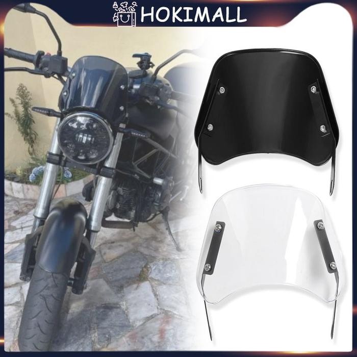WINSHIELD UNIVERSAL VISOR MOUNT BRACKET UNTUK MODIFIKASI SEPEDA MOTOR
