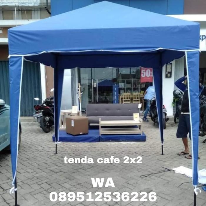 murah tenda cafe 2x2 restok