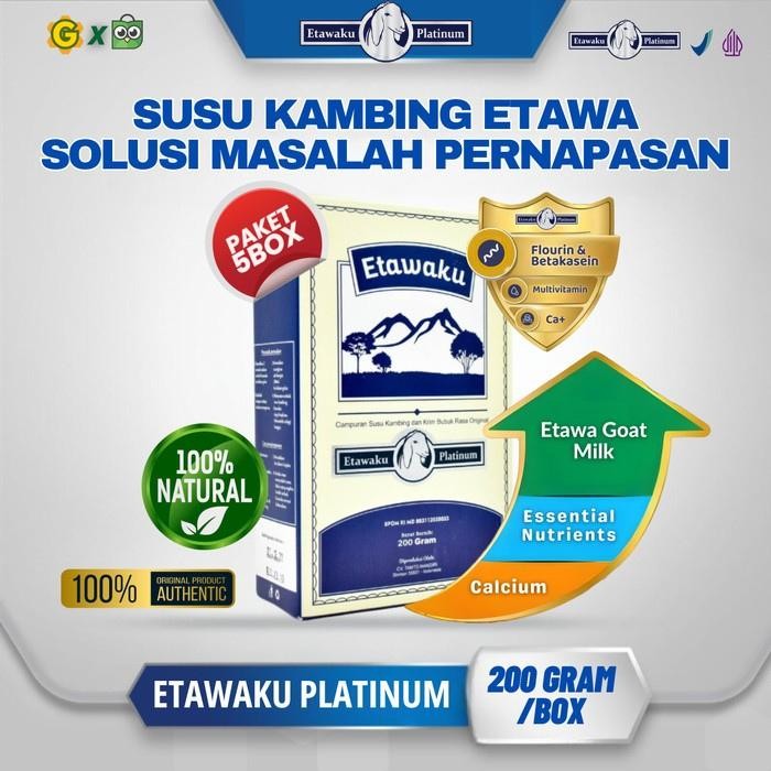 

ASLI Etawaku Platinum Susu Kambing Etawa Murni Perawatan Lengkap untuk Pernapasan Sehat Tulang Kuat