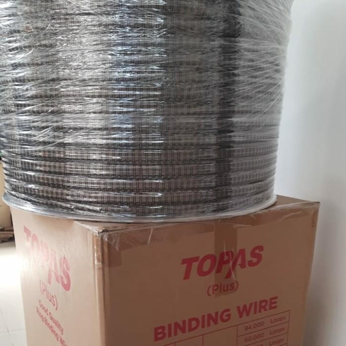 

RING JILID SPIRAL 7/16 ROLL 3:1 11MM NOMOR 7 TOPAS PLUS BINDING WIRE