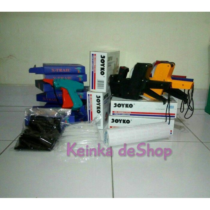 

PAKET ALAT TEMBAK CETAK BANDROL HARGA MERK LABELLER TAG GUN ISI MURAH