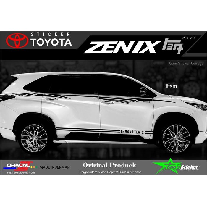 Sticker Innova Zenix Aksesoris Innova Zenix