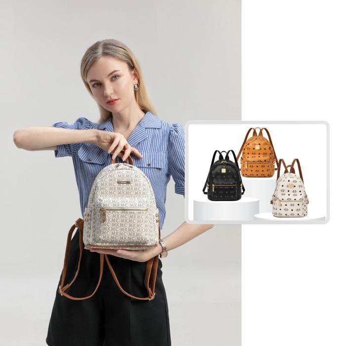 Palomino - Mini Ransel Tas Wanita Import Wanita Kekinian Tas Ransel Wanita Tas Punggung Motif Retro