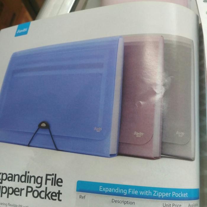 

Expanding File /Zipper Pocket Kode 3602