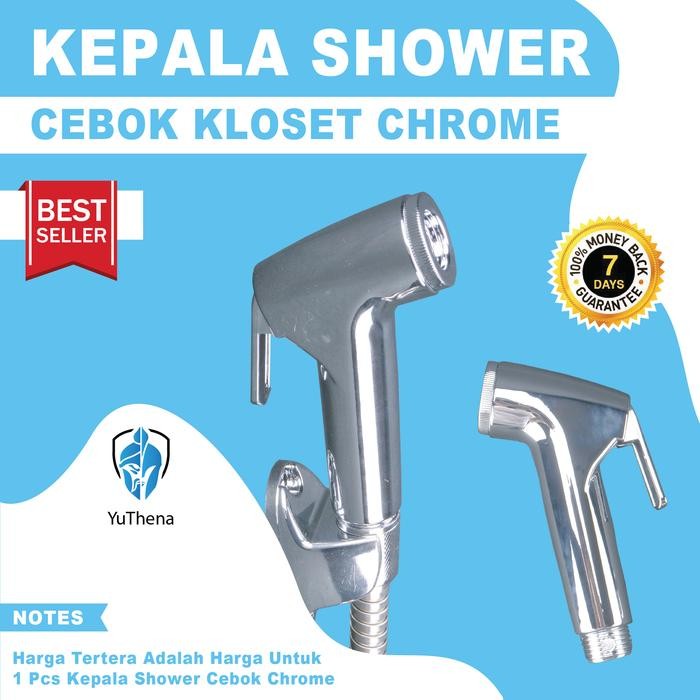 Kepala jet shower chrome / kepala shower cebok semprotan cebok
