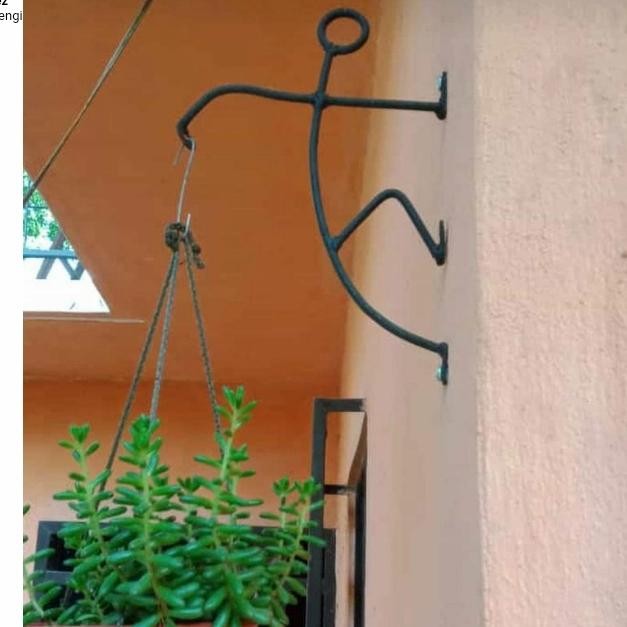 Besi Kaitan Gantungan Pot Bunga Besi Pengait Bentuk Gantungan Pot