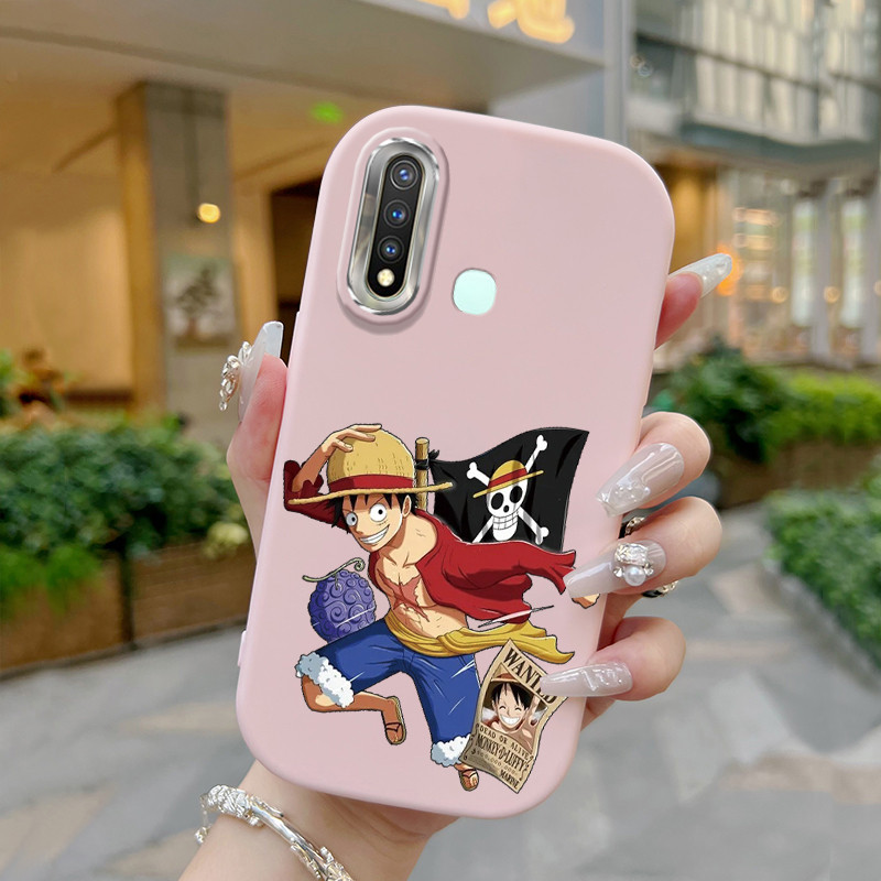 Casing Hp Untuk VIVO Y19 Y5s Y19s Y29 5G Case Casing pola Topi jerami anak laki-laki Kesing HP Cesin