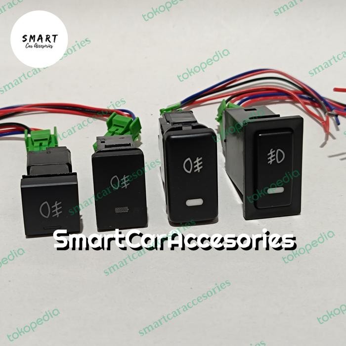 SWITCH SAKLAR TOMBOL LAMPU KABUT FOGLAMP DRL PROJIE UNIVERSAL