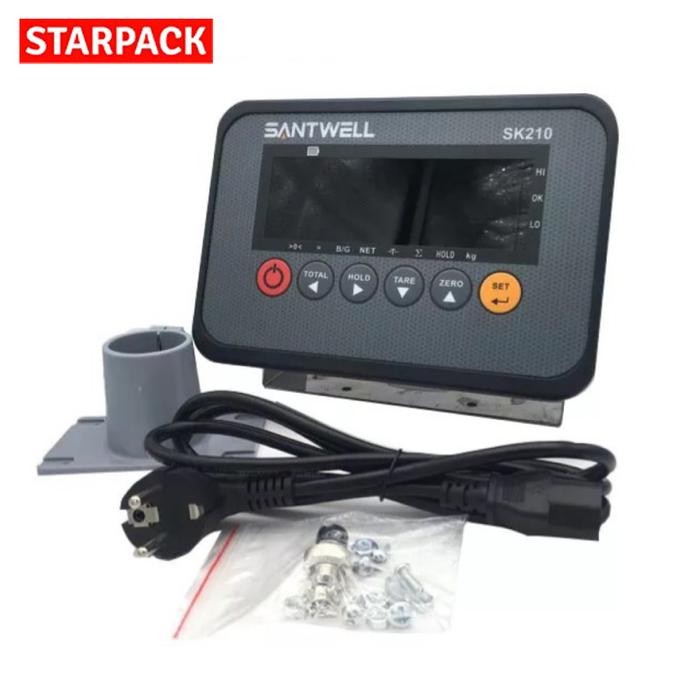 SANTWELL SK210 - Dital Loadcell indicator AC 220V RS232 - INCLUDE BATTERY masih ready