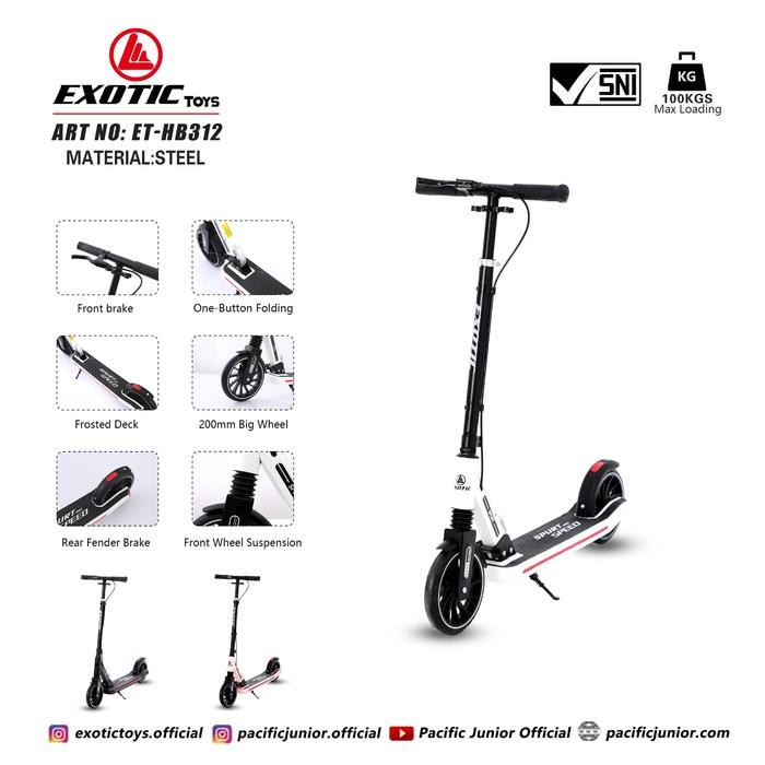 SCOOTER / SKUTER / OTOPED LIPAT DEWASA DAN ANAK RODA BESAR