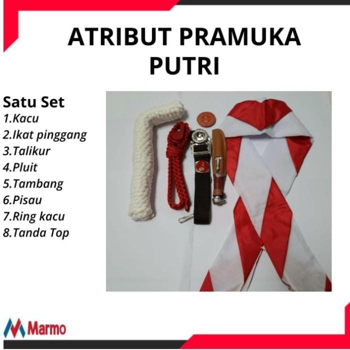 Paket Atribut Pramuka SD Putri Sartu Set