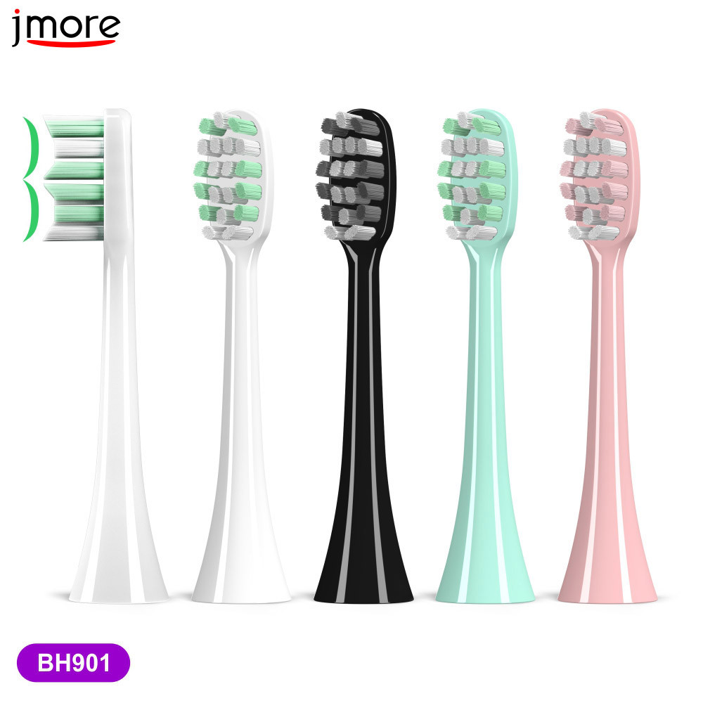 Sonic Electric Toothbrush Replacement Heads Jmore BH901 Adult Oral Care Daily Cleaning Whiteing Repl