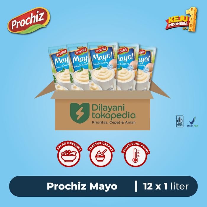 

Pilihan- Keju Prochiz Mayo 1L 1 Karton