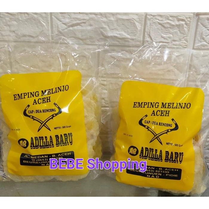 

NEW PRODUK EMPING MELINJO ACEH SUPER LEBAR DAN TIPIS KEMASAN 500GR PITALOKAOUTLET23