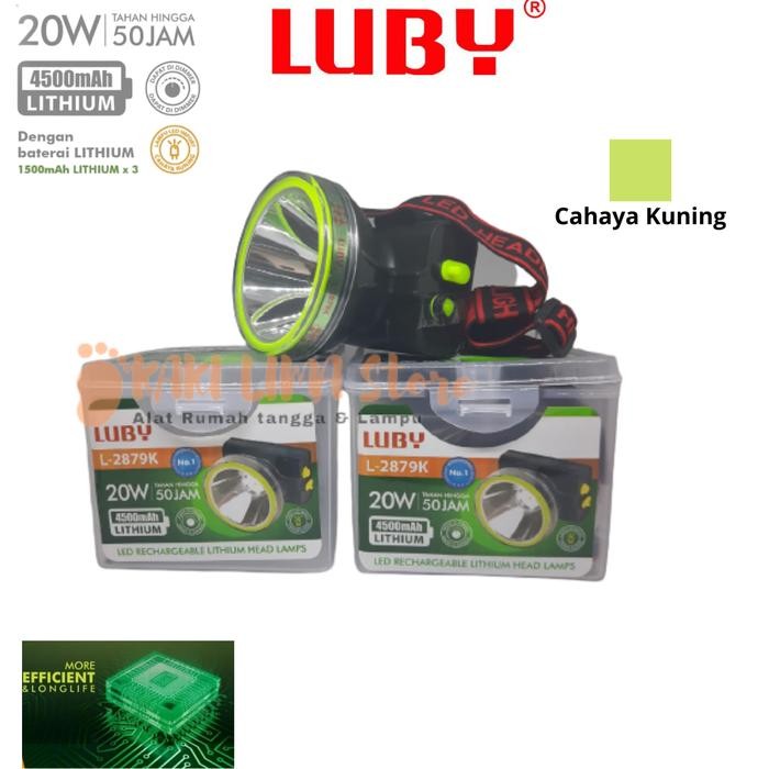 Ready Senter Kepala LUBY l2879 / 2879k / 2879 20 Watt