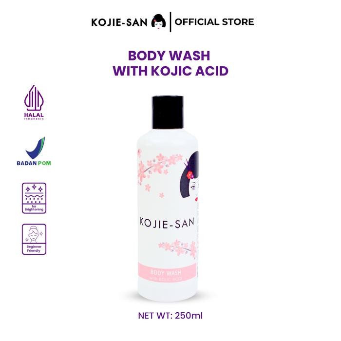 Pilihan- Kojie-San Body Wash 250Ml Soap Whitening Moisturizing With Kojic Acid Mencerahkan