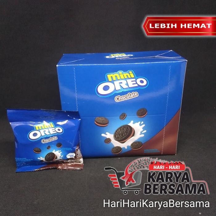 

BISKUIT OREO MINI CHOCOLATE ISI 10 PCS X 20.4GR -PER PACK