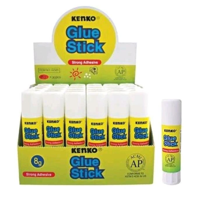 

KENKO GLUE STICK 25gr / glue stick/ lem kertas / perekat kertas stationery