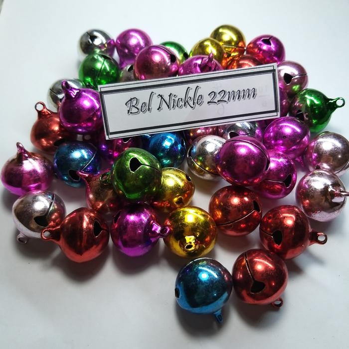 

New ISI 6PCS KRINCINGAN / KERINCING BEL / LONCENG BEL NIKEL DIAMETER 22MM