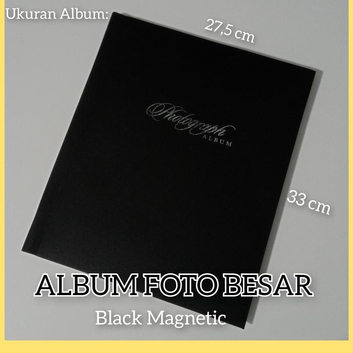 New Album Foto Besar Magnetic Blacksheet 3R 4R 5R 10R