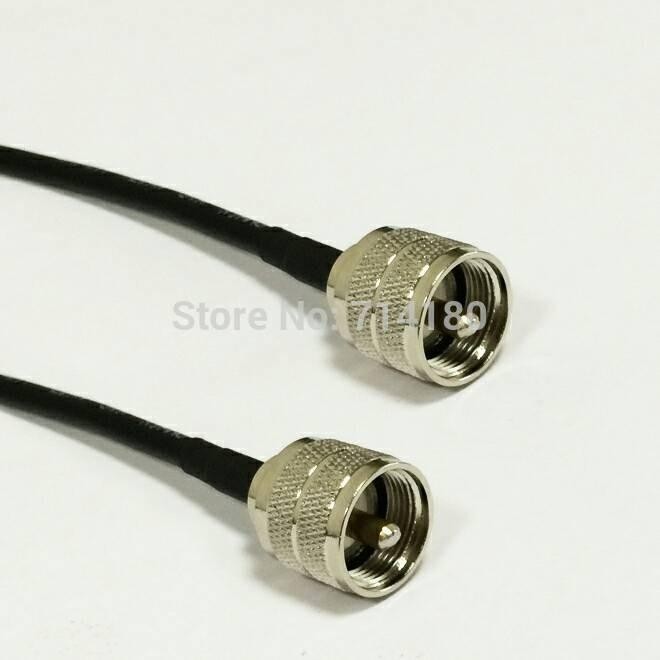 kabel pigtail pl male to pl male rg58 30Meter