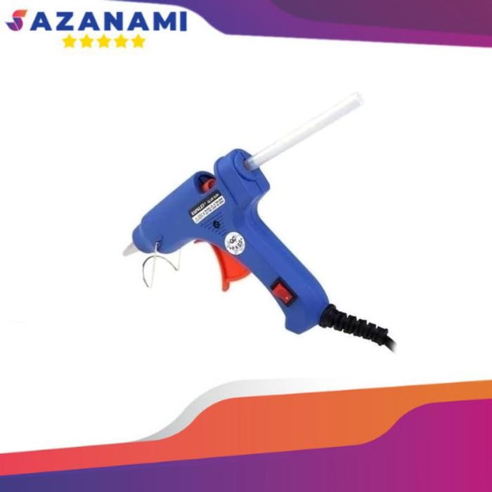 Ready Alat Lem Tembak Besar 80 Watt glue gun Lem Bakar Cair +isi Refill 27cm