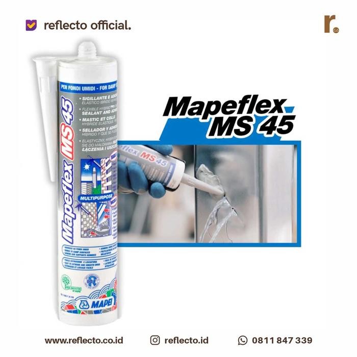 Ready Mapei Mapeflex MS 45 - Penambal Kebocoran pada Permukaan 300ml