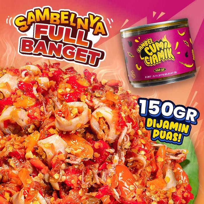 

DISKON Sambel Cumi Ciamik - Eatsambel READY STOCK