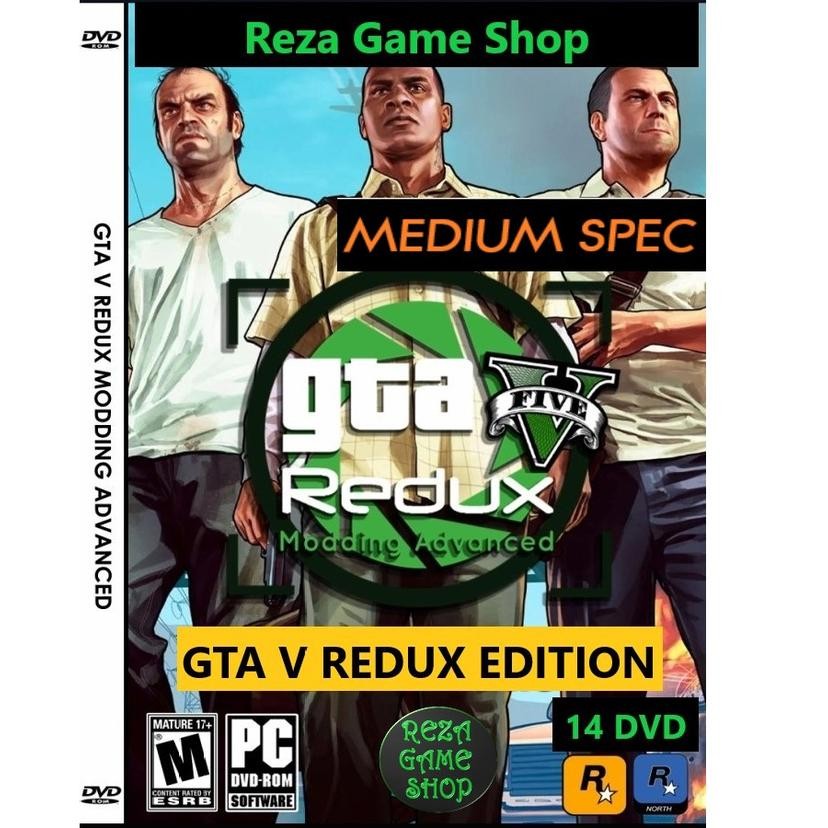 Pilihan- Gta V Redux Edition Full Mod Cd Game Game Pc Dan Laptop Gaming