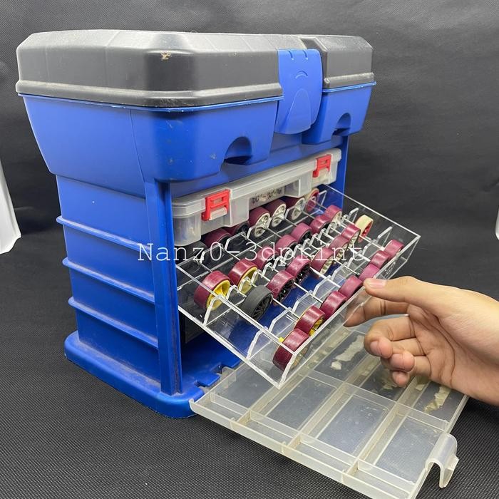 Pilihan- Tamiya Laci Ban Velg Krisbow Masterspace Sekat Mini 4Wd Kotak Box Tas Part Aksesoris