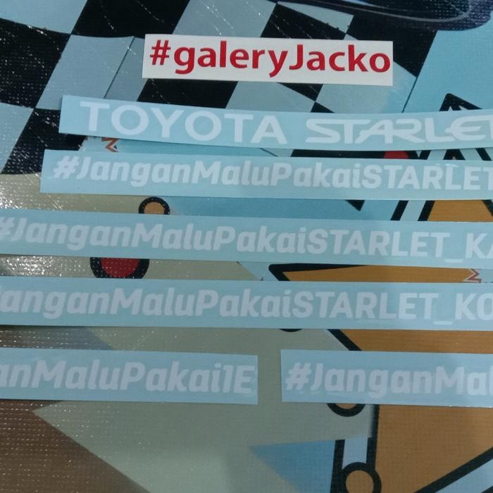 STIKER STARLET MODIFIKASI