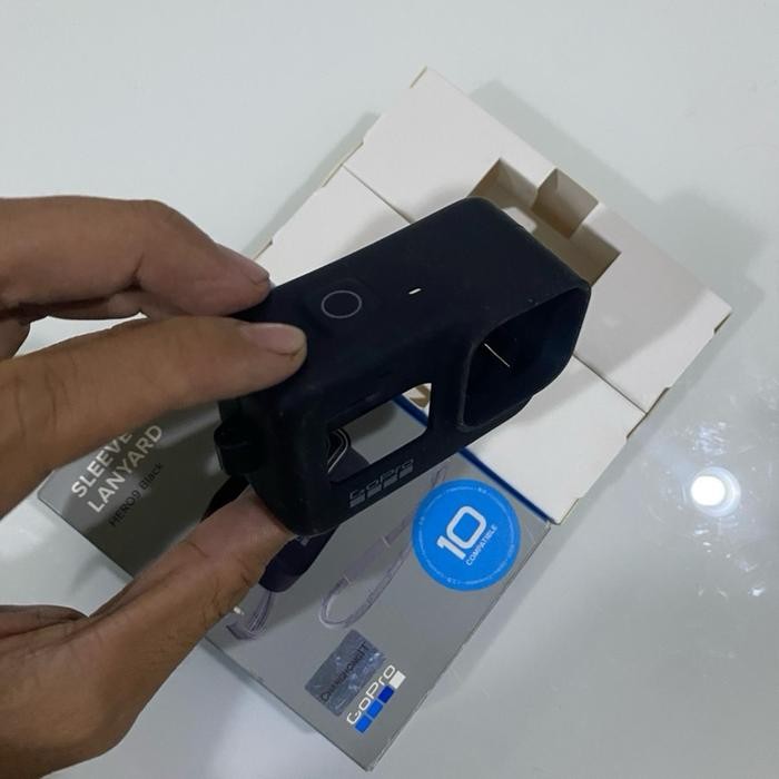 Sleeve Lanyard Original Case Silicon Karet Gopro Go Pro Hero 9 10 11 12 Black Second