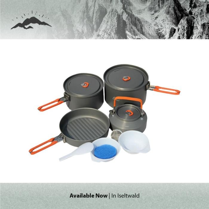 Forester Adventure'S - Nesting Fire Maple Feast 4 Cooking Set Camping Hiking Ultralight