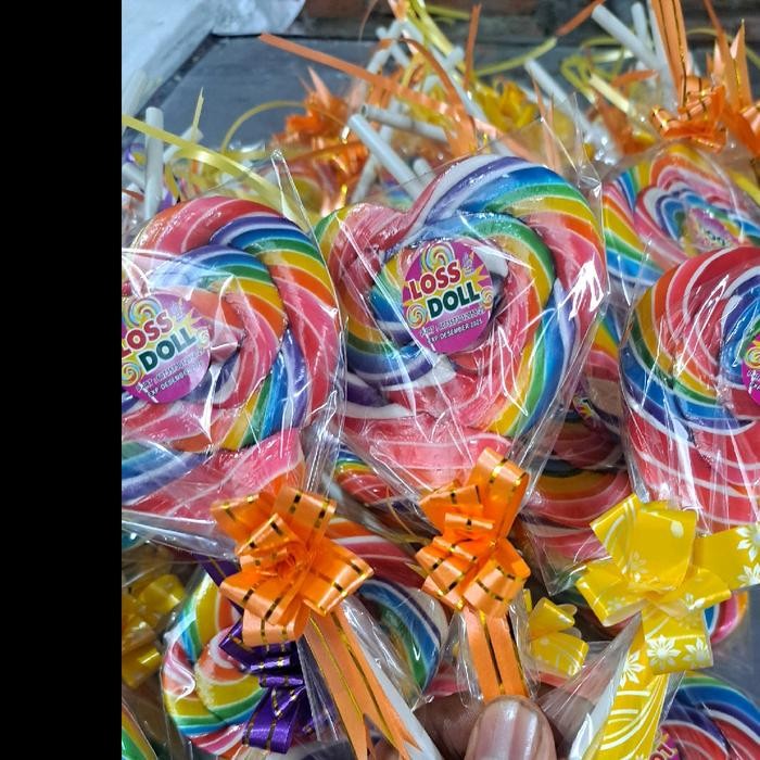 

Lolipop Love 8 cm isi 10 biji- Candy Food Snack Makanan Manis Kering