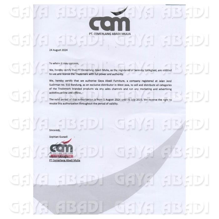 Springbed Serenity Supreme / Kasur Serenity Supreme - Serenity by Elite Springbed