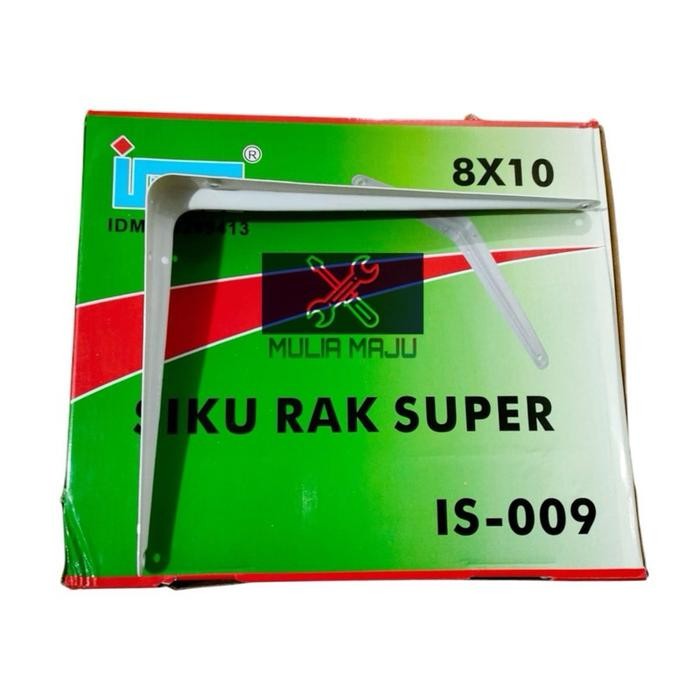 Siku rak PUTIH IGM SUPER TEBAL (harga per pcs)