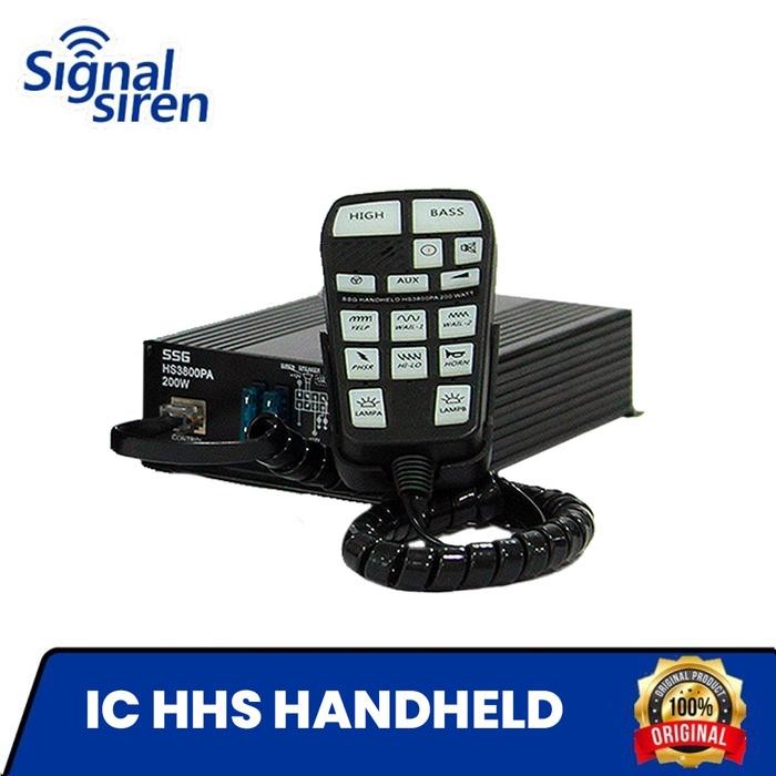 Ready Sirine IC HHS Handheld SSG HS-3800PA IC Whelen Handheld Amply Sirine