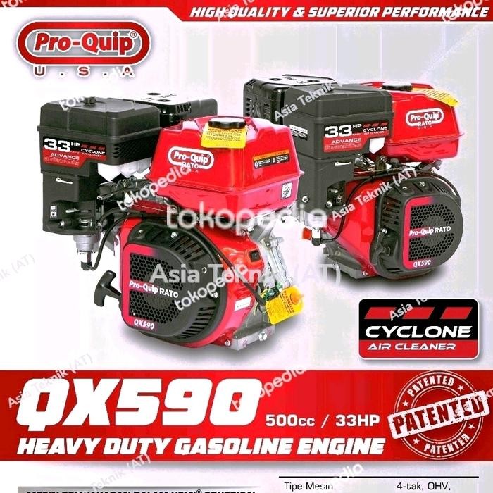 Mesin Bensin 33 Hp Heavy Duty Gasoline Engine ProQuip Rato QX590