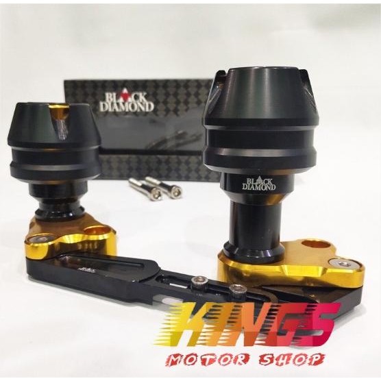 Jalu Knalpot / Slider Knalpot Black Diamond Honda New Pcx 160 Original
