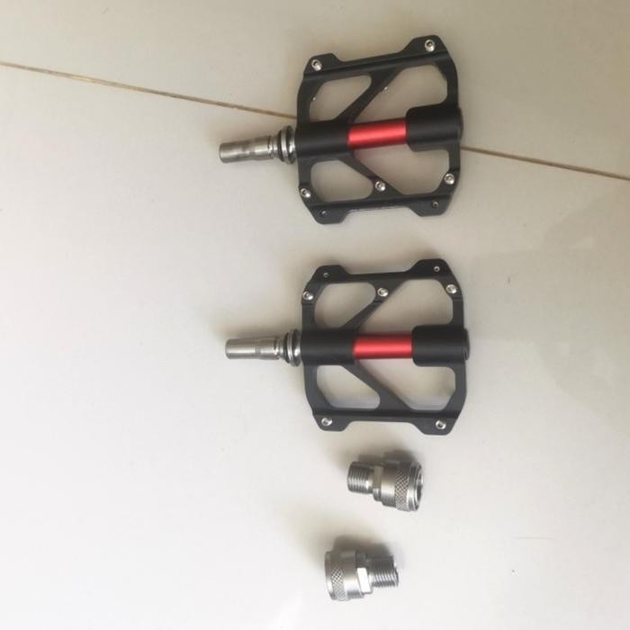 PEDAL QR 3SIXTY TITANIUM FOR SELI BROMP 3SIXTY TRIFOLD BLACK RED