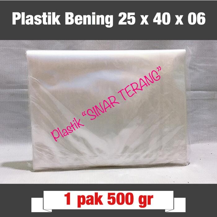Plastik PP Tebal 06 uk 25 x 40