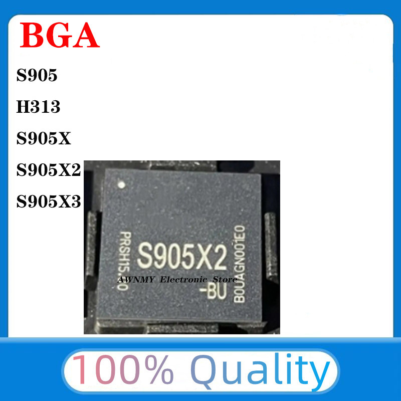 Rahmattshopp 1pcs/lot New original  S905 S905X S905X2 S905X3 H313 BGA IC In Stock
