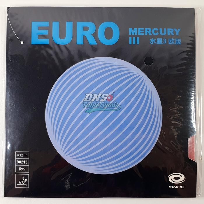 fb17- Yinhe Mercury Iii Euro - Rubber Karet Bat Pingpong Bet Tenis Meja Yinhe Mercury 3