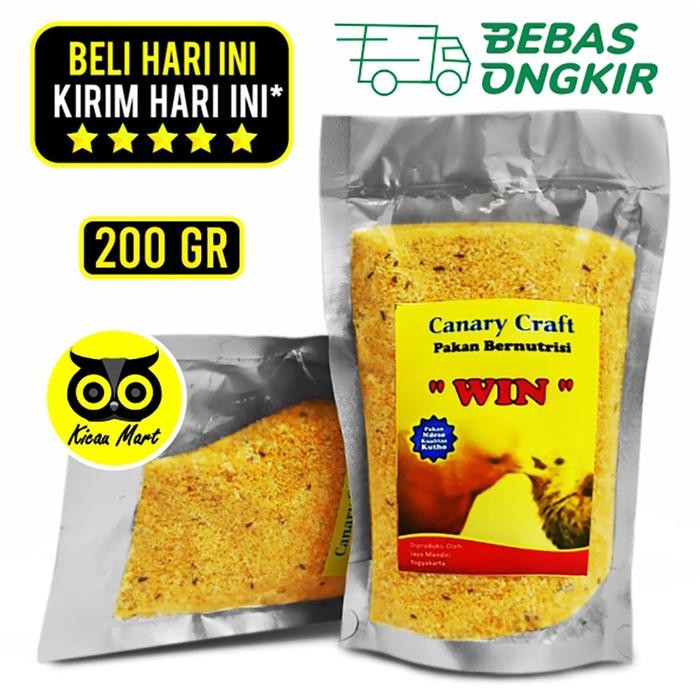 ces0- Pakan Makanan Burung Kenari Ef Egg Food Canary Craft Win Jaya Mandiri