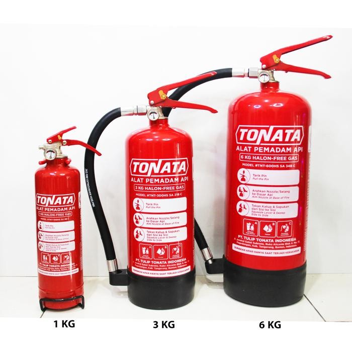 Alat Pemadam Tonata Sni / Apar Clean Agent Hcfc/Hfc 1 Kg