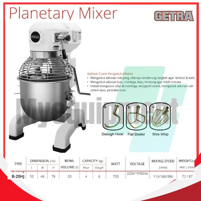 PLANETARY MIXER GETRA B-20HJ