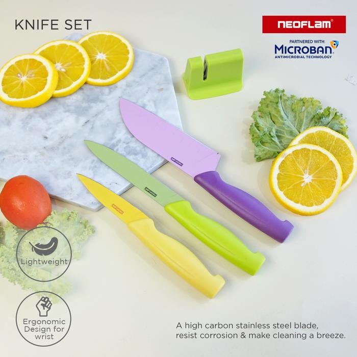 DJJ Neoflam Mukizu Knife / Pisau Buah / Pisau Dapur