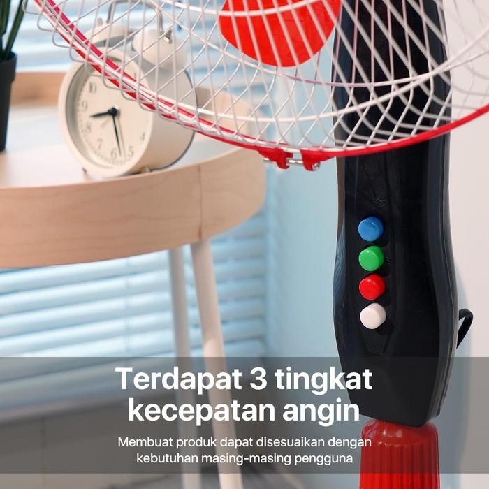 KIPAS MIYOSHI STANDFAN 16inchi / KIPAS ANGIN BERDIRI ANGIN KENCANG / KIPAS ANGIN MIYOSHI / KIPAS