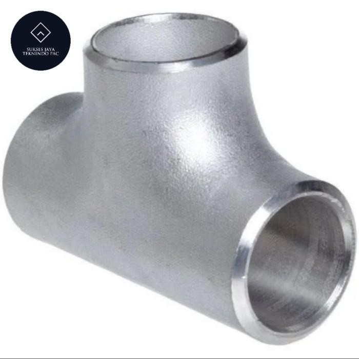 Tee Las Sch40 Stainless Steel Ss304 Ukuran 4" Inch Sch 40 / Ss 304